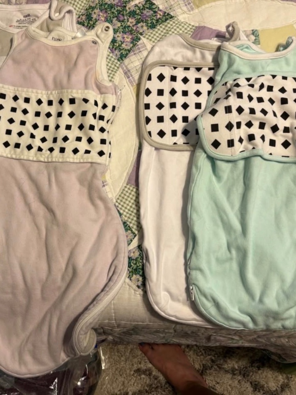 Nanit sleep sacks and swaddles